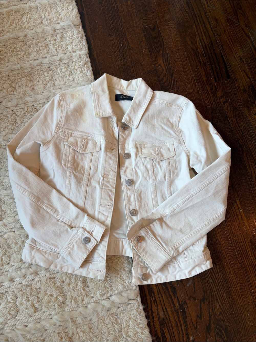 J. Crew White Denim Jacket